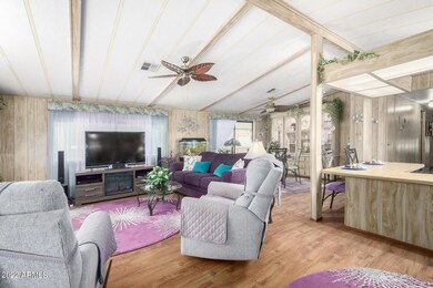Vaulted Living Room