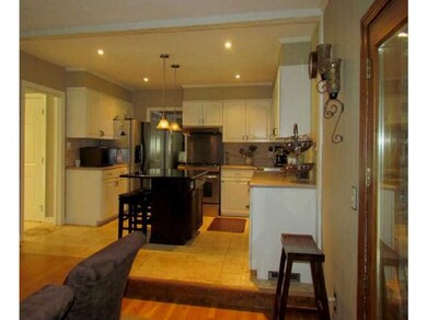 Kitchen. Spacious kitchen with large dining area