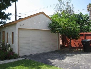 Garage and Adjacent Fruit Tree