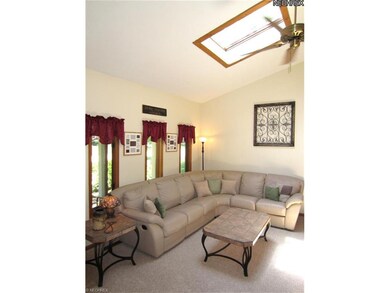 Large Front Living Room with Vaulted Ceilings and 