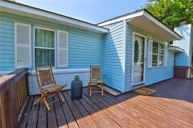Freshly stained front porch!!