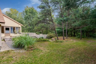 rear deck and sunroom
