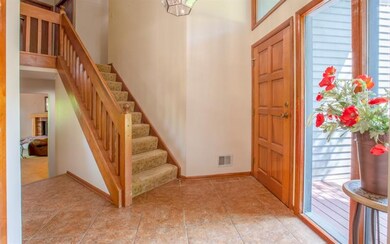 New ceramic floor entrance