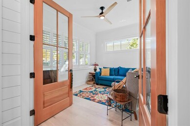 Custom doors to front LR/sitting room