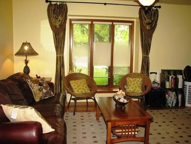 Living Area with All wood flooring