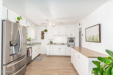 White cabinets