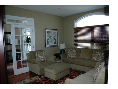 Family Room Family Room with hardwood floors, can 