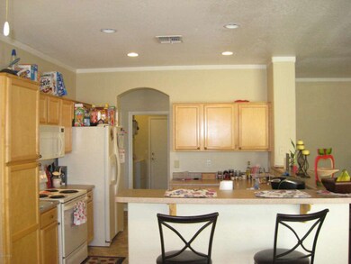 Kitchen with upgraded cabinets