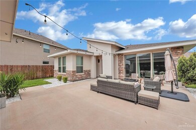 View of patio with outdoor lounge area