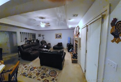 Living area from breakfast nook