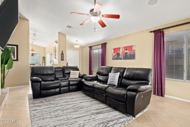 Great room adjoining kitchen