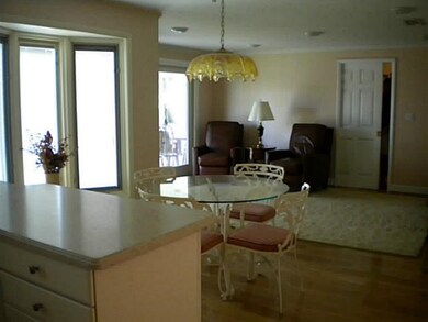 Kitchen View into family room