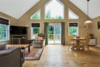 Open Concept living carried right...