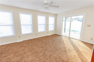 1st Floor Family Room with new windows and sliding