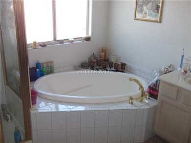 Master Bath/Spa. The master bath has oval tub, sep