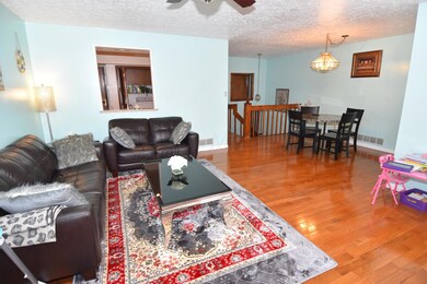 View of Living and Dining