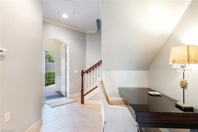 Foyer with alcove perfect space for home office