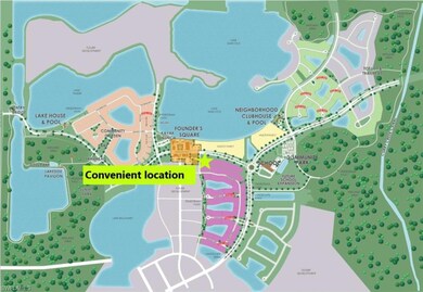 Homesite map - * = location of home