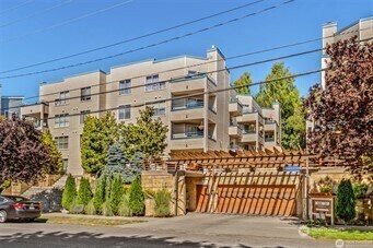 Sits high above the street for privacy