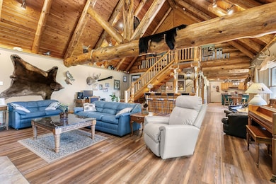 What you would expect to see in a lodge, the log beams are aesthetically beautiful and offer a construction quality that will span for years to com.