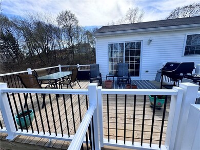 Spacious brand-new deck