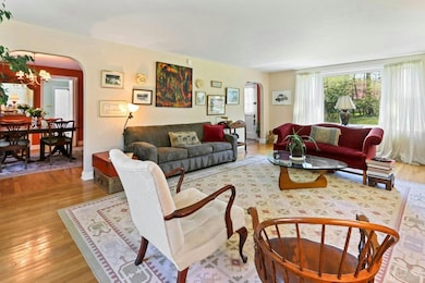 From living room looking into dining room.