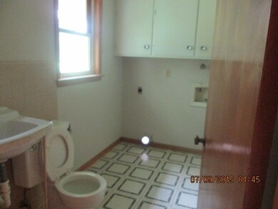 half bath/laundry room