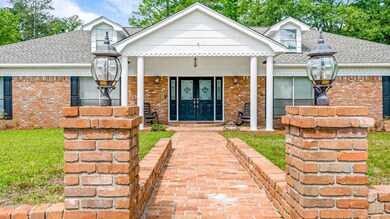 Brick walkway
