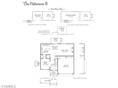 1st Floor Plan - This home has yet to be built