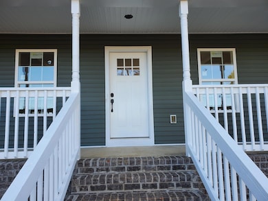 Captivation Porch and Railing Details. Huge Lot in the Country! 
