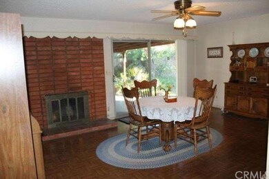 Dining Room with a fireplace
