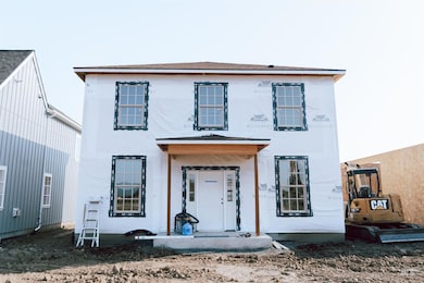 View of front of home featuring stucco siding