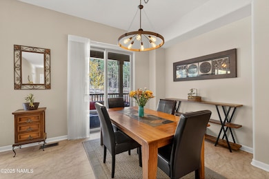 Dining Looking to Heavily Treed Space