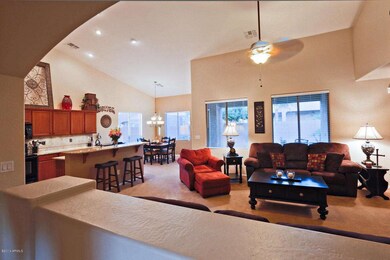 Great Room with Vaulted Ceilings