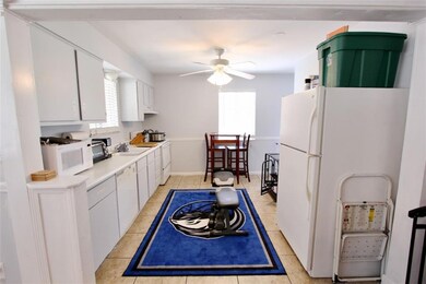 Kitchen in south unit open to living room