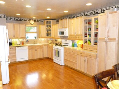 Remodeled Kit  w/ glass display cabinets