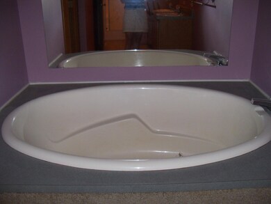 garden tub in master bath