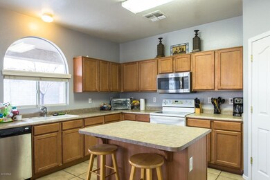 Center Island in Kitchen