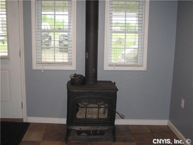 Living Room. Wood stove to heat up the space on th