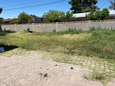 Backyard paver patio