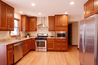 Brand new hardwood floor. 