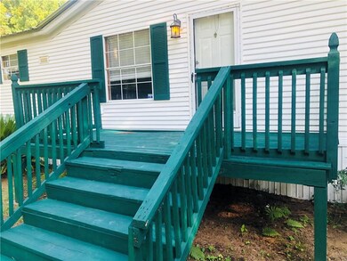 Spacious front porch