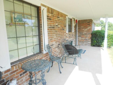 Covered front porch