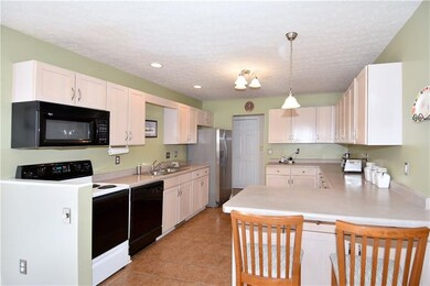 Tons of cabinetry and counter space in the kitchen