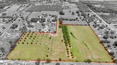 Aerial view of property's location with property 