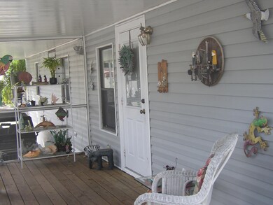 front entrance with screened porch