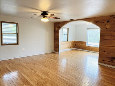 Living room looking into dining room