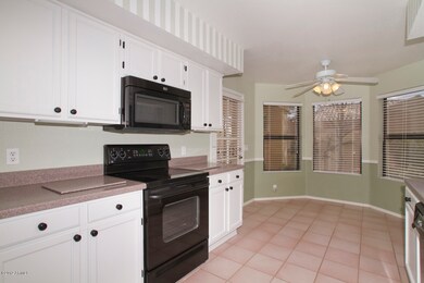 Kitchen with bay window