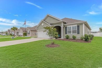 Ranch-style home featuring driveway, a shingled roof, and a garage