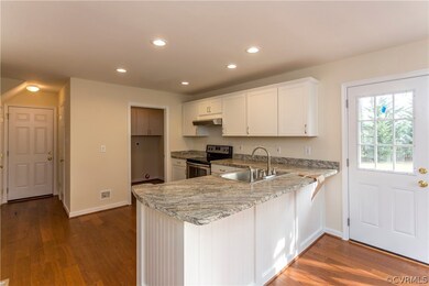 Eat-In Kitchen with laundry room adjacent